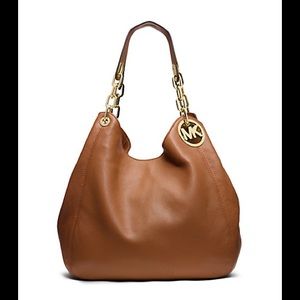 ❤️Michael Kors NWOT Fulton Large Shoulder Bag in Acorn.